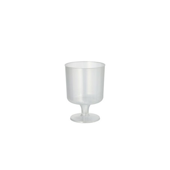 Verre à vin sur pied réutilisable PP Light - 200ml