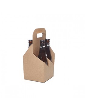 PANIER PORTABLE 4 btl PILS 130*130*290mm KRAFT