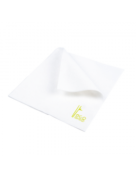 Serviette 'Eco-Bamboo' 70g/m² - 40*40cm - Blanc - Biodégradable