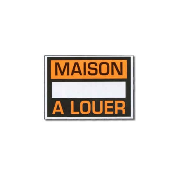 AFFICHE 'Maison à louer' 30*42cm