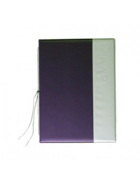 PORTE MENU "BRIO'" VIOLET 32.5*24cm 2 INTERC.