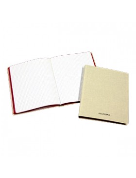 CARNET TOILÉ QUAD. 14*22 cm 160 flles