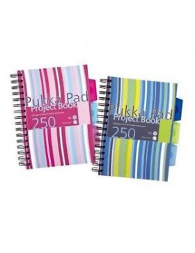 CAHIER PUKKA PAD SPRIRALE A5 QUAD 250pg + INTERCALAIRES