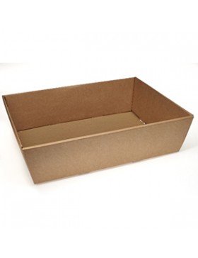 Panier carton rectangle Kraft - 44*35*12cm