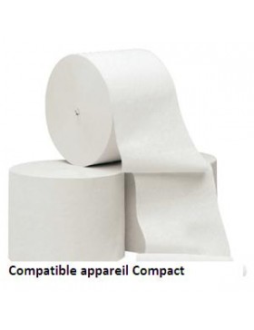 PAPIER TOILETTE COMPACT 10cm*108m 2 ÉP.