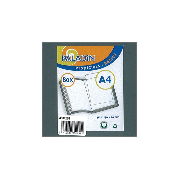 FARDE PRÉSENTATION A4 80 POCHES PALADIN