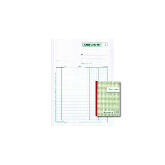 FACTURIER EXACOMPTA 13279 3 COPIES 14.8*21cm