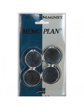 AIMANT MEMOPLAN Ø30mm CHROMÉ