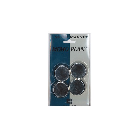 AIMANT MEMOPLAN Ø30mm CHROMÉ