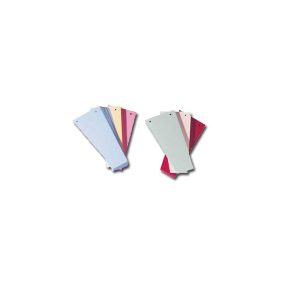 INTERCALAIRE CARTON TRAPÈZE 5 COULEURS 160g