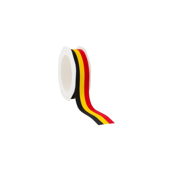 Ruban Cadeau 'Drapeau' 25mm * 20m - Belgique