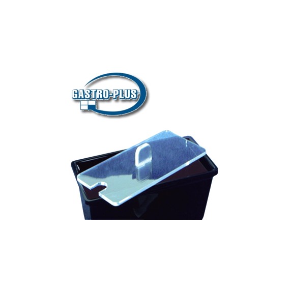 BAC DE COMPTOIR PLEXI NOIR 215*155*85mm - GASTRO PLUS