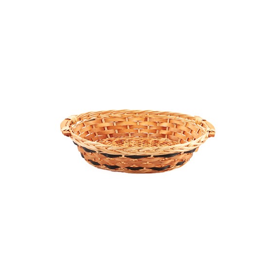 Panier Oval XL Osier 50*40*12cm - Naturel & Brun