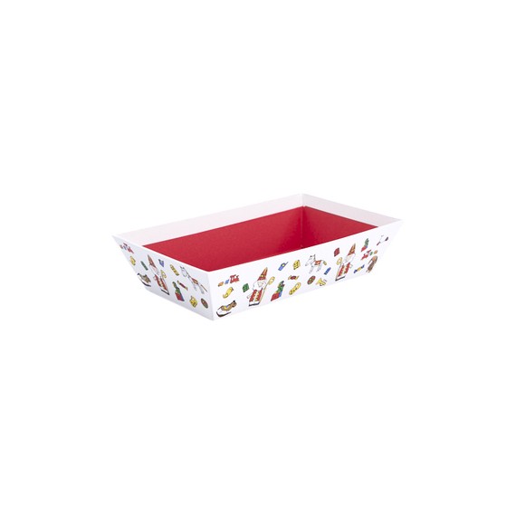 Panier Carton rect. 23*15*5,5cm -Saint-Nicolas