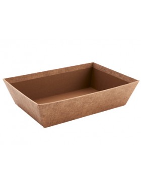 Panier Carton Rect. 28*19*7cm - Brun