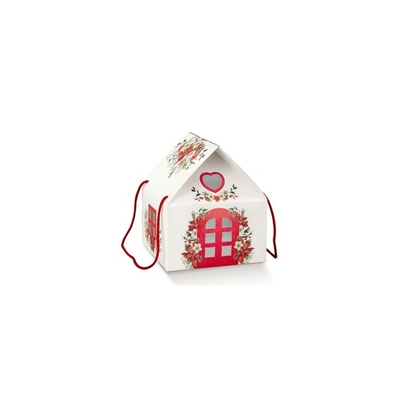 Lanterne Carton 33*25*40cm - Maison Fleurie