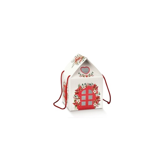Lanterne Carton 20*20*30cm - Maison Fleurie