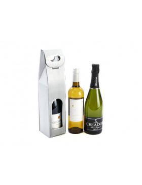 Boite portable 1btl - Argent