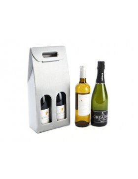 Boite Portable 2btls - Argent