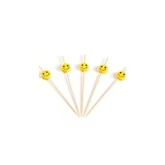 PIC BAMBOU AVEC SMILEY 120mm