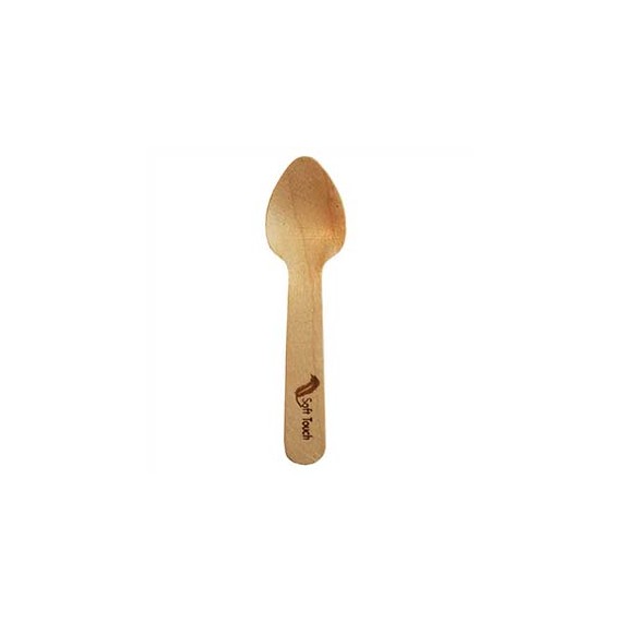 Mini Cuillère bois 'Soft Touch' - 75mm