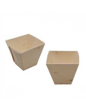 Verrine Bélix - Pot Carré 48*45mm - 50ml - Bois