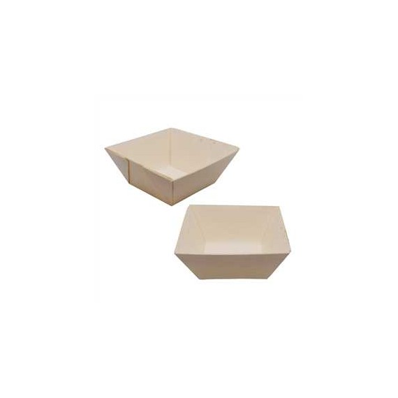 Verrine Bélix - Pot Carré 105*105*45mm - 290ml - Bois