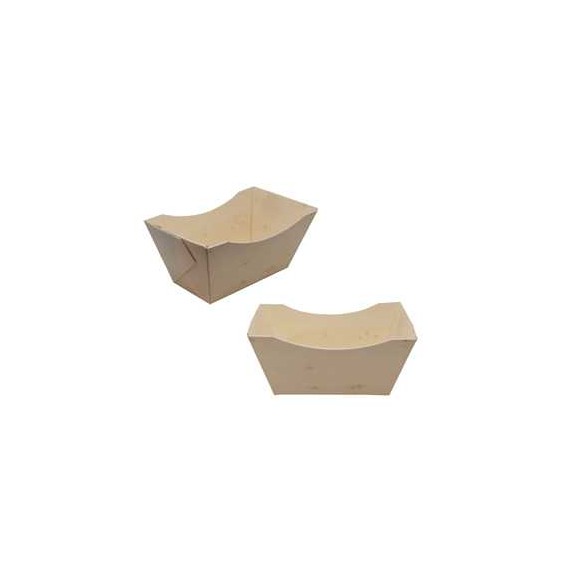 Verrine Bélix - Pot Rect. 133*75*60mm - 320ml - Bois