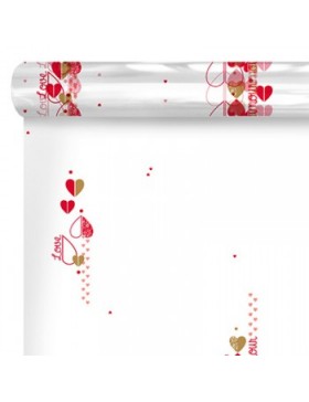 ROULEAU CELLO 'LOVE' 35µ 60cm*120m BISOUS