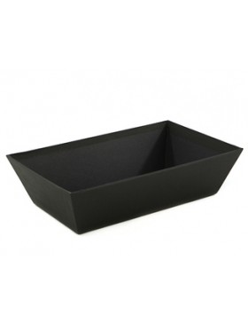 Panier rect. Carton - 23*14*6cm - Noir