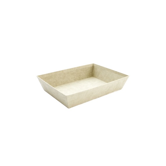 Panier Carton Rect. 36*27*7,5cm - Vert Olive