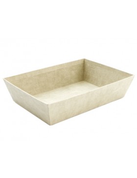 Panier Carton Rect. 32*22,5*8cm - Vert Olive