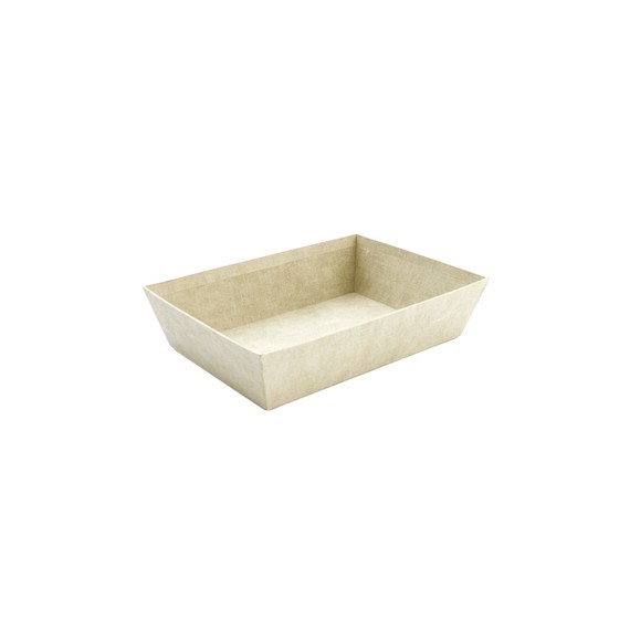 Panier Carton Rect. 32*22,5*8cm - Vert Olive