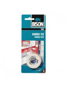 PAPIER COLLANT DOUBLE FACE 19mm * 1,5m BISON