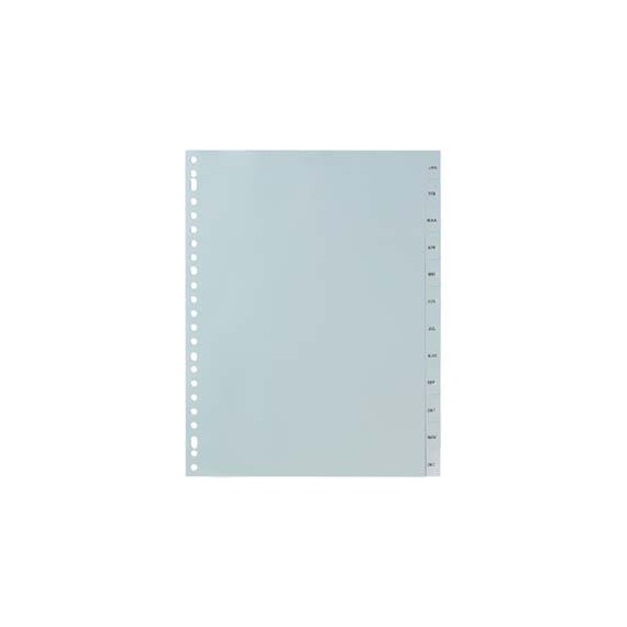 INTERCALAIRE CLASSEUR A4 PP Jan-Déc 5Star