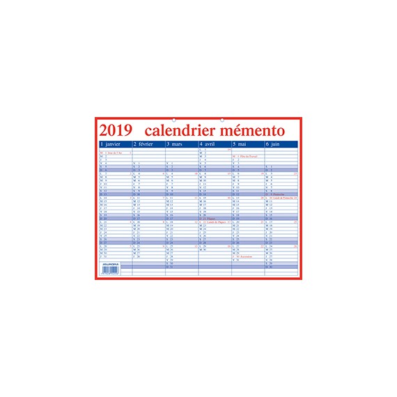 CALENDRIER-MEMENTO 33*42cm FRANCAIS 2026 avec Saints