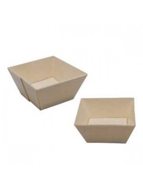 Verrine Bélix - Pot Carré 58*32mm - 65ml - Bois