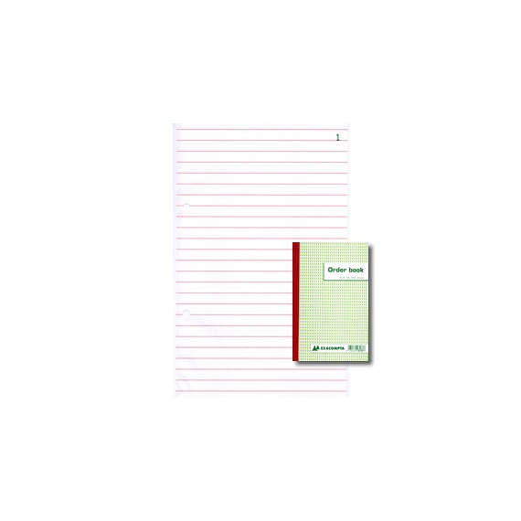 ORDERBOOK EXACOMPTA 3 COPIES 3137 13.5*21cm