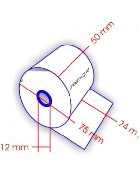 ROULEAU MACHINE THERM. la 50mm Ø75mm