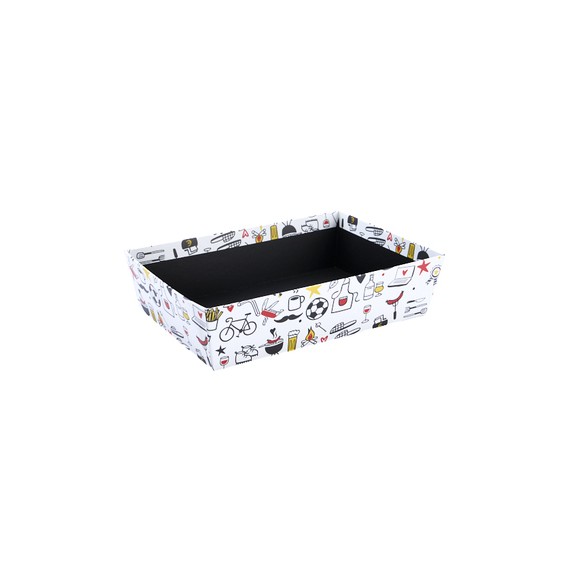 Panier carton rect. - 28*19*7cm - Barbecue Chill