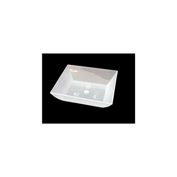 Verrine Bélix - Assiette Carrée 35 ml - Réutilisable - PP