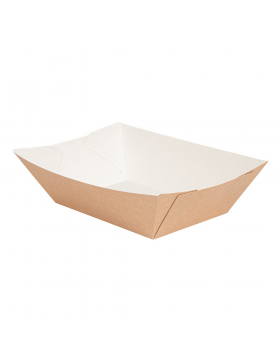 Barquette 'Thepack' 1440g - 135*85*62mm - Kraft Brun