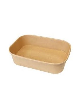 Ravier rectangulaire Kraft - 172*120*42mm - 500ml