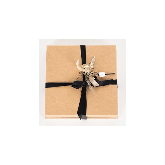 COUVERCLE KRAFT 36*36*11cm ALIMENTAIRE 890g/m²