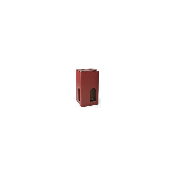 BOITE PORTABLE 4 btl 180*180*340mm BORDEAUX