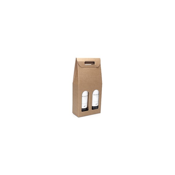 BOITE PORTABLE 2 btl 175*90*380mm KRAFT FENETRE