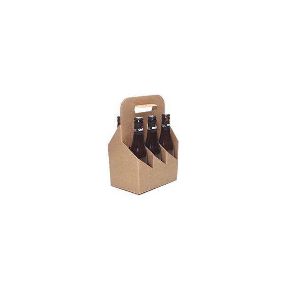 PANIER PORTABLE 6 btl PILS 195*130*290mm KRAFT