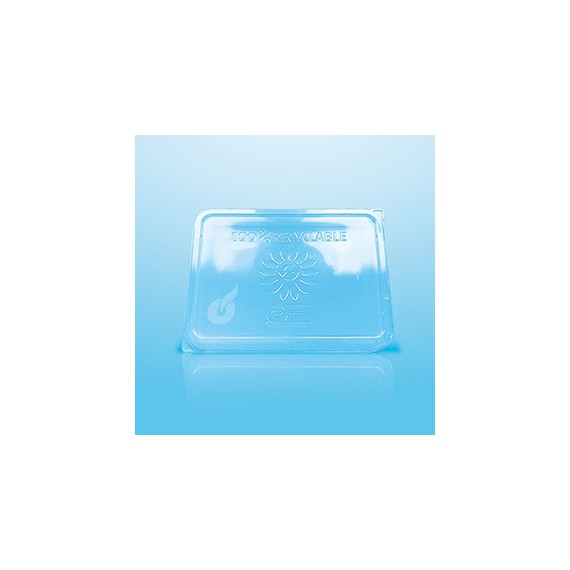 Couvercle 'Foodybox' R-PET Transparent - 227*178mm