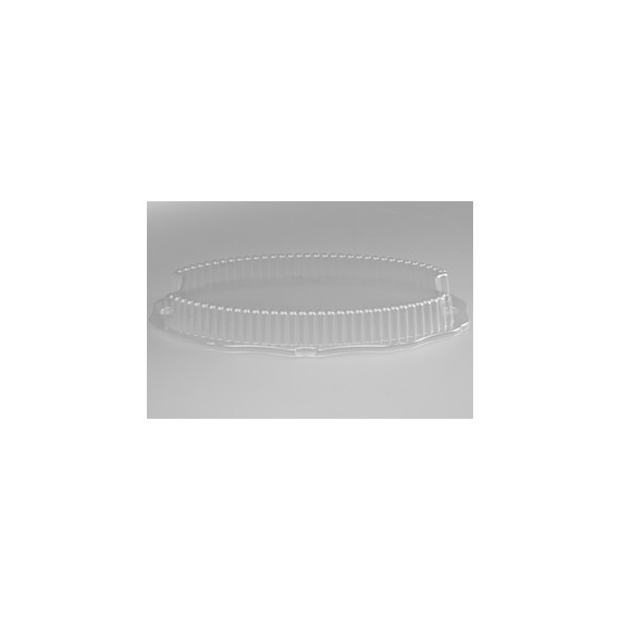 COUVERCLE TRANSPARENT POUR RAVIER OVAL NOIR - A81