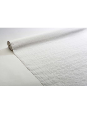 Nappe Damassé - 1,18*100m - Blanc - 38g/m²